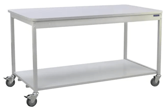 picture of Slingsby Mobile Heavy Duty Mailroom Workbench with Lower Shelf - 965H x 900D x 1830L mm - [SLB-389955] - (LP)