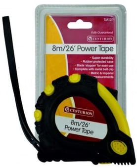 picture of Heavy Duty - Tape Measure 8m/26ft x 25mm - [CI-TM12P]