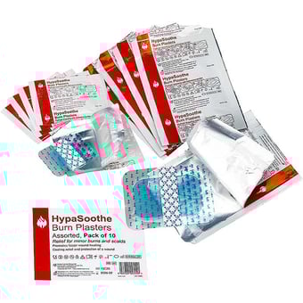 Picture of Hypoallergenic HypaPlast Burn Plasters - Assorted - Pack of 10 Individually Wrapped - [SA-D9080]