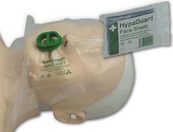 picture of Budget Resuscitation Face Shield with One Way Valve - Single Use Only - [SA-A501]