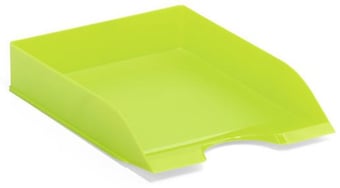 picture of Durable - Letter Tray Basic - Green - 337 x 253 x 63mm - Pack of 6 - [DL-1701672020]
