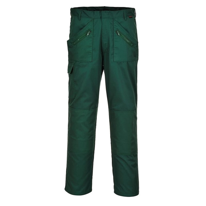 Portwest Superior Spruce Comfort Action Trousers - Tall Leg 33 Inch - 245g - Size 36 - [PW-S887SPT] - (DISC-W)
