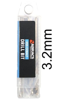 picture of Abracs HSS Cobalt Drill Bit 3.2mm - Pack of 10 - [ABR-DBCB03210]