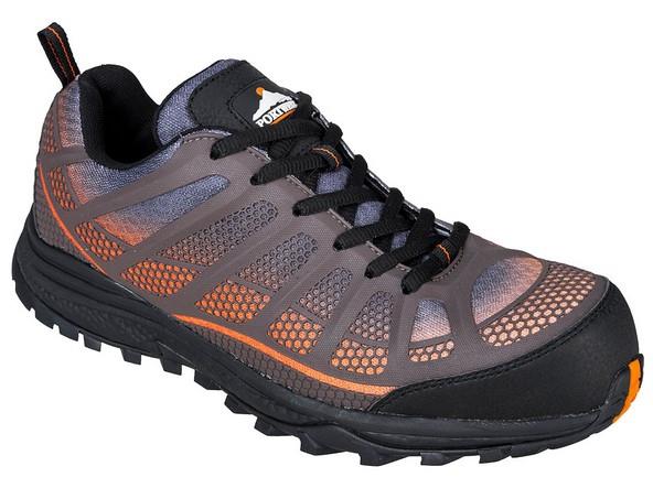 picture of S1P - SRA - Portwest - FT36 Compositelite Low Cut Spey Trainer - Orange/Black - Conforms to EN20345 - [PW-FT36OBR]