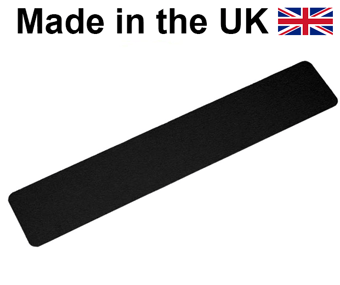 picture of Black Coarse Heavy Duty Anti-Slip Self Adhesive 610mm x 150mm Pads - Sold Individually - [HE-H3402N]
