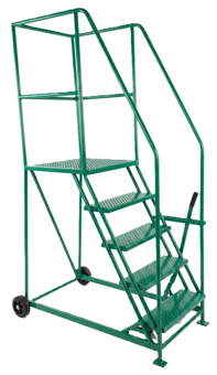 Picture of Slingsby Mobile Safety Steps with Rubber Covered Treads - Green - 6 Treads - [SLB-433084] - (LP)