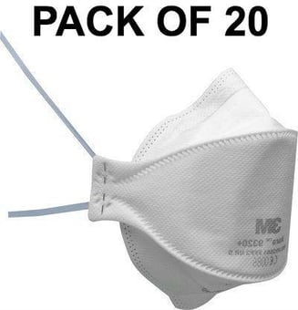 picture of 3M - 9320+ P2 FOLDABLE Dust/Mist Respirator Mask - Box of 20 - [3M-9320+] - (HY)