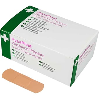 picture of Washproof Hypoallergenic Plasters - Senior Strip Plaster 72x25mm - Box of 100 - [SA-D9001]