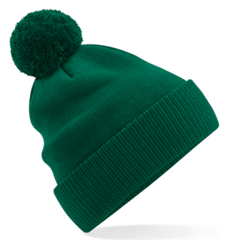 picture of Beechfield Organic Cotton Snowstar Beanie - Bottle Green - [BT-B450N-BGN]