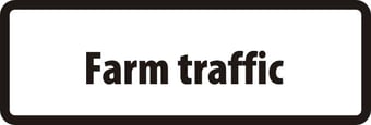 picture of Spectrum Supplementary Plate ‘Farm Traffic’ – ZIN 685 x 275mm – [SCXO-CI-14757]