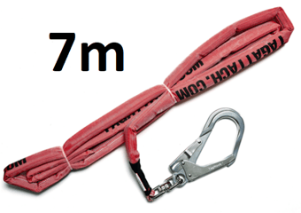 picture of TAGATTACH 25mm Grip Rope Tag Line c/w Steel Snap Hook 7mtr - [TAG-25GR7-SSH]