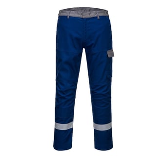Picture of Portwest - Royal Blue Bizflame Ultra Two Tone Trouser - Regular - PW-FR06RBR