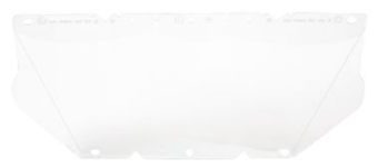 picture of MSA V-Gard PC Sheet Visor Clear With Chin Protector 203 x 432 x 1mm - [MS-10115837]