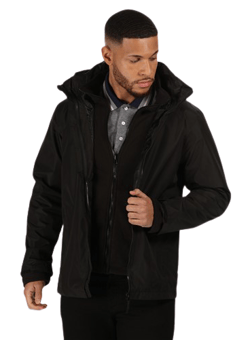 picture of Regatta Black Classic 3in1 Jacket - AP-RTRA150-BLK