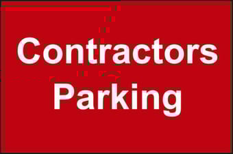Picture of Spectrum Contractors Parking - PVC 600 x 400mm - SCXO-CI-13957