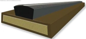 picture of Brown Intumescent Fire & Smoke Seal - 10mm x 1050mm - Resists Passage of fire for up to 60 Minutes - [HS-111-1084]