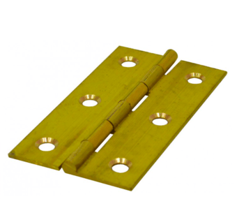 Picture of SC Medium Duty Solid Drawn Butt Hinges (1 Pair) - 3" x 1 5/8" x 2mm - [CI-CH112L]