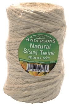 picture of Andersons - 226g x 2 Ply Sisal General Purpose Natural Twine - 65m - [CI-PT016]