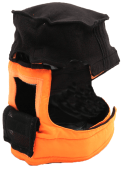 picture of Centurion - Hi-Vis Orange Frost Cape With Ear Defender Capability - Use With the Centurion Cold Weather Hood System - [CE-S50HVOEDFC] - (DISC-W)