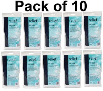 picture of Relief Instant Ice Pack - 30cm x 13cm - Pack of 10 - [RL-710]