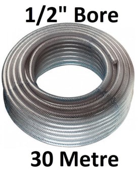 picture of PVC Reinforced Hose - 1/2" Bore x 30m - [HP-RP13/18HQCLR30M]