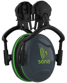 Picture of JSP Sonis 1 Mounted Ear Defenders - 27dB SNR - [JS-AEB012-1CY-800]
