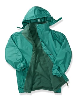 picture of Result Reversible StormDri 4000 Jacket - Bottle Green - BT-R160X-BOTTLEGREEN