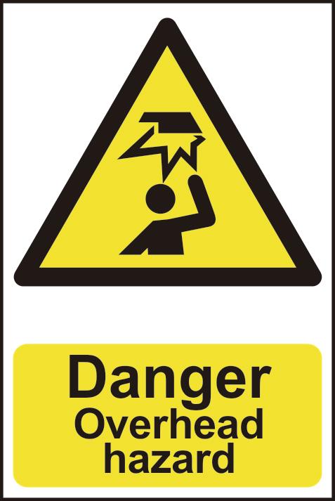 picture of Spectrum Danger Overhead Hazard - PVC 200 x 300mm - SCXO-CI-1151