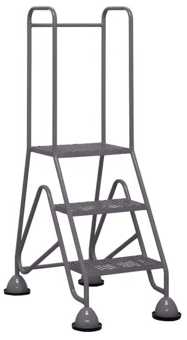 picture of Slingsby Multi Glide Premium Platform Steps - 3 Treads - Grey - [SLB-434885] - (LP)