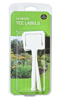 picture of Garland White Tee Labels - Pack of 10 - [GRL-W0854]