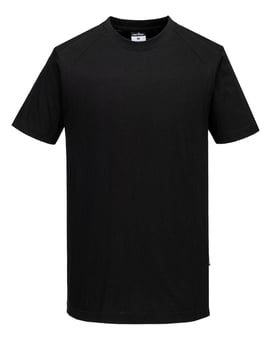 picture of Portwest CD811 - WX2 Eco T-Shirt S/S - Black - PW-CD811BKR