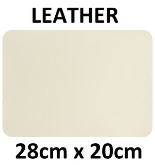 picture of MastaPlasta Leather Repair Patch XL Plain Ivory 28cm x 20cm - [MPL-IVORYXL28X20EU]