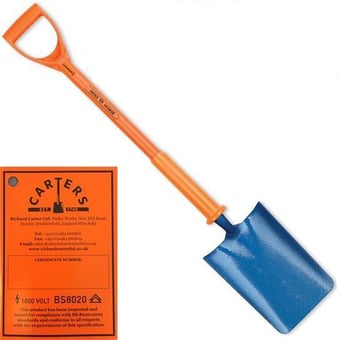 Picture of Shocksafe Trench Treaded Shovel - [CA-TRTRPFINS]