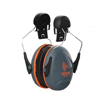 Picture of JSP - Sonis Compact Helmet Mounted Ear Defenders - SNR 31 - [JS-AEB030-0CY-000]