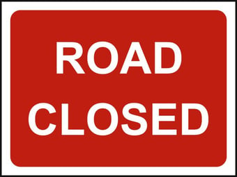 Picture of Spectrum 1050 x 750mm Temporary Sign & Frame - Road Closed - [SCXO-CI-13148]