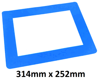 picture of Heskins ColorCover Self-Adhesive Custom Signs Blue - 314mm x 252mm - [HE-H6907B-314]