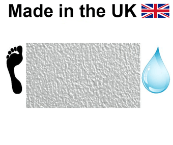 picture of White Aqua Safe Anti-Slip Self Adhesive 610mm x 150mm Pads - Sold Individually - [HE-H3405W]