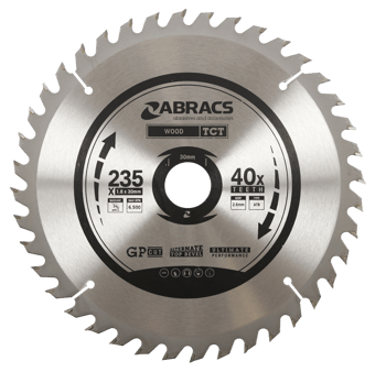 Picture of Abracs TCT Blade 235mm x 1.8mm x 30mm - 40T Wood GP Cut Type - [ABR-TCT23540]