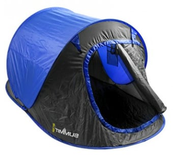 picture of Summit Ocean Blue 2 Person Pop Up Tent - [PI-571126]