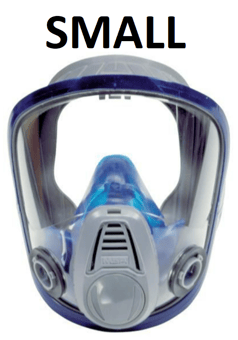 picture of MSA - Advantage 3212 - Full Facepiece Respirator - With Twin Bayonet MSA Connection - Small - [MS-10042732]