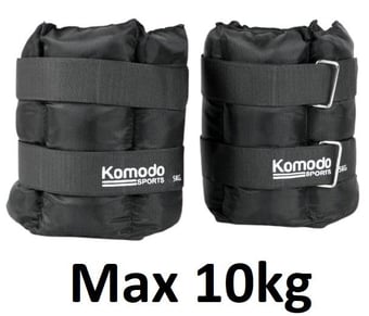 picture of Komodo Adjustable Ankle Weights - Max 10kg - [TKB-10K-ADJ-ANK]