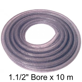 picture of Wire Reinforced Suction Hose - 1.1/2" Bore x 10 m - [HP-FX150/10]