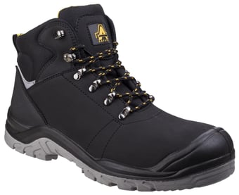 Picture of Amblers AS252 Lightweight Black Water Resistant Leather Safety Boot S3 SRC - FS-25509-42430