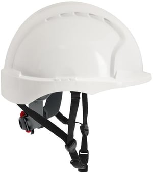 Picture of Jsp EVO3 Linesman Safety Helmet Micro Peak Wheel Ratchet White - [JS-AJG240-000-100]
