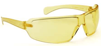picture of Univet Zeronoise 553Z Yellow “K” Rated Anti-Scratch Lens Safety Spectacles - [UV-553Z.01.01.03]