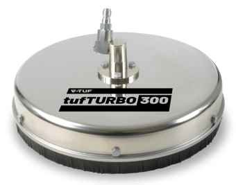 picture of V-TUF tufTURBO 300 Stainless Steel Surface Cleaner 300mm 275Bar - [VT-H1.002TT] - (LP)
