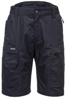 Picture of Portwest - KX3 Ripstop Shorts - Black - PW-KX340BKR - (DISC-R)