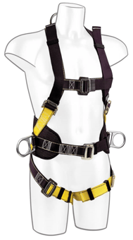 picture of Portwest - 2 Point Comfort Plus Harness - Black - Nylon Webbing - CE Certified - [PW-FP15BKR]