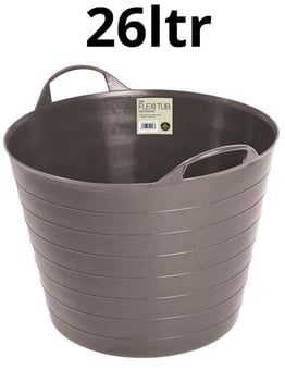 picture of Garland 26ltr Anthracite Strong Flexi Tub - [GRL-W2096]
