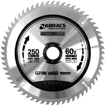 picture of Abracs TCT Blade 235mm x 1.8mm x 30mm - 60T Wood Fine Cut Type - [ABR-TCT23560]